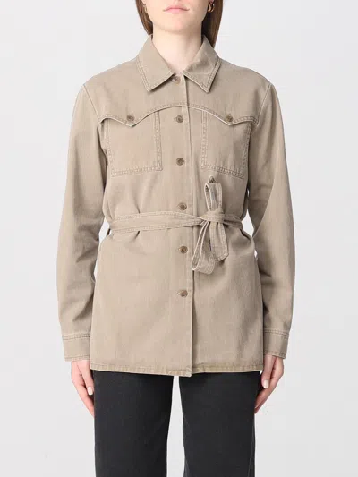 Apc Jacket A.p.c. Woman Color Sand