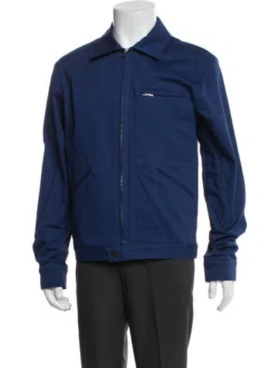 Pre-owned A.p.c. Jacket In Blue