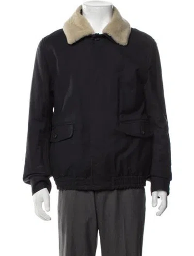Pre-owned A.p.c. Jacket In Blue