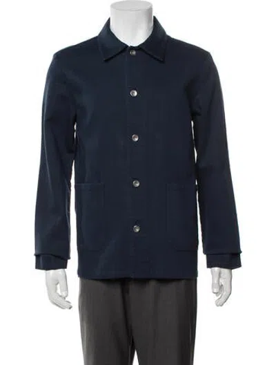 Pre-owned A.p.c. Jacket In Blue