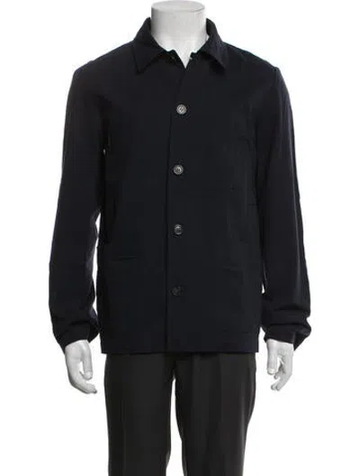Pre-owned A.p.c. Jacket In Blue