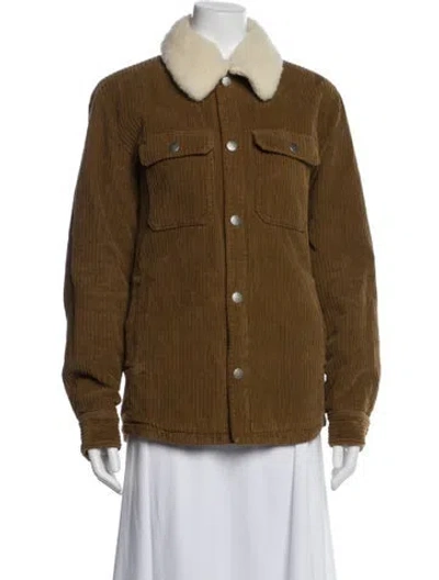 Pre-owned A.p.c. Jacket In Brown