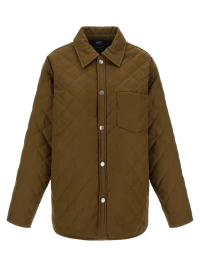 A.p.c. Jacket In Brown