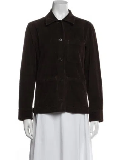 Pre-owned A.p.c. Jacket In Brown