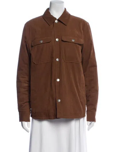 Pre-owned A.p.c. Jacket In Brown