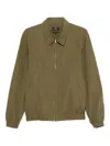 Apc Gilbert Zip Jacket In Green