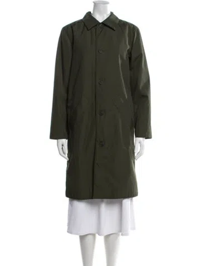 Pre-owned A.p.c. Jacket In Green