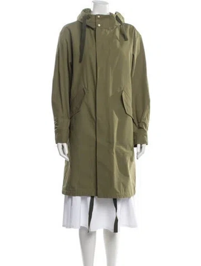 Pre-owned A.p.c. Jacket In Green