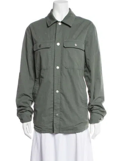 Pre-owned A.p.c. Jacket In Green
