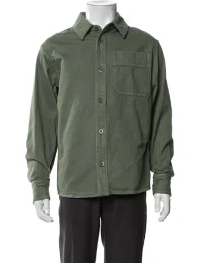 Pre-owned A.p.c. Jacket In Green