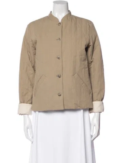 Pre-owned A.p.c. Jacket In Neutral