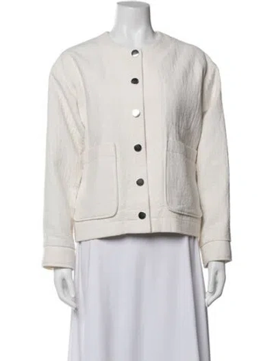 Pre-owned A.p.c. Jacket In Neutral