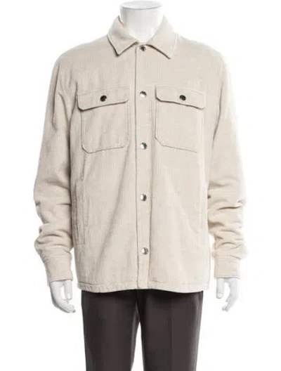 Pre-owned A.p.c. Jacket In Neutrals