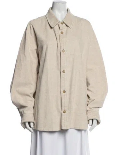 Pre-owned A.p.c. Jacket In Neutrals