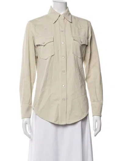 Pre-owned A.p.c. Jacket In Neutrals