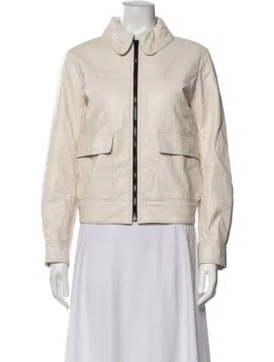 Pre-owned A.p.c. Jacket In Neutrals