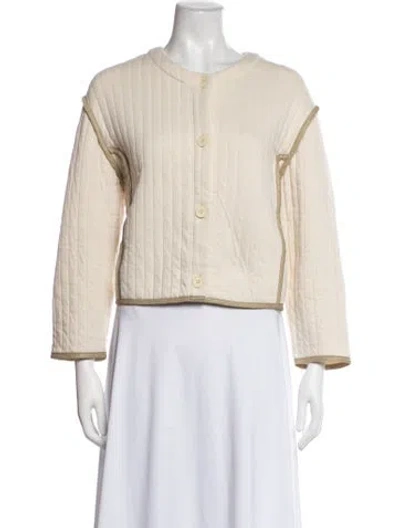 Pre-owned A.p.c. Jacket In Neutrals