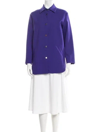 Pre-owned A.p.c. Jacket In Purple