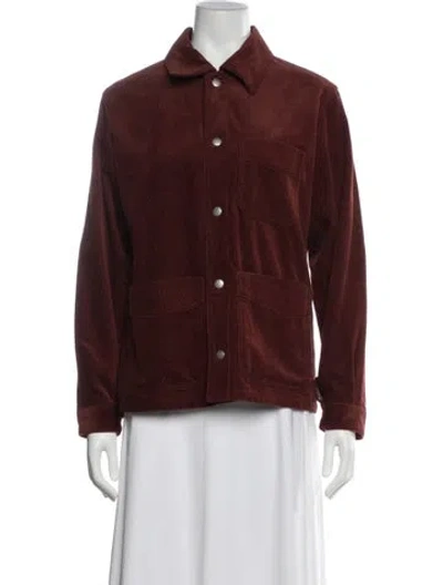 Pre-owned A.p.c. Jacket In Red