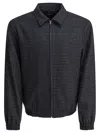 Apc Gilbert Zip-up Houndstooth Jacket