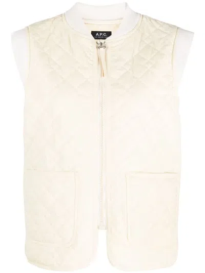 Apc Jacket A.p.c. Woman In Yellow Cream