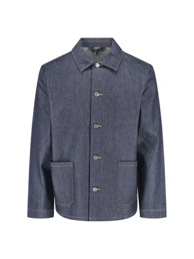 Apc A.p.c. Jackets In Blue