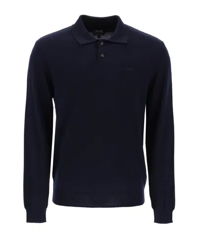 Apc Jacob Polo Shirt In Black