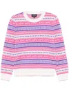 Apc Jacquard Sweater In Pink
