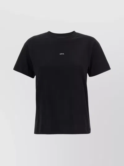 Apc 'jade' Crew Neck T-shirt In Black
