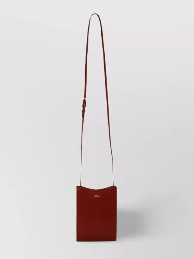 Apc Jamie Bag In Brown Leather