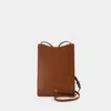 Apc Jamie Large Crossbody In Brown