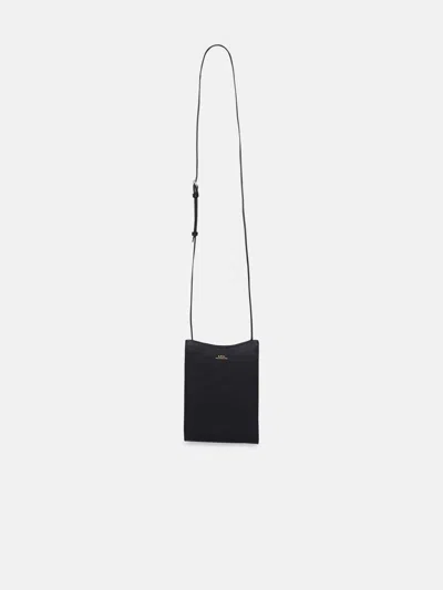 A.p.c. Jamie Leather Bag In Black