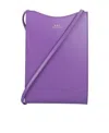 Apc Jamie Logo-print Crossbody Bag In Purple