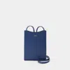 Apc Jamie Neck Pouch - A.p.c - Leather - Ocean Blue In Blue