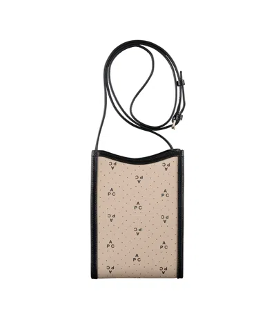Apc Jamie Neck Pouch In Lzz - Black