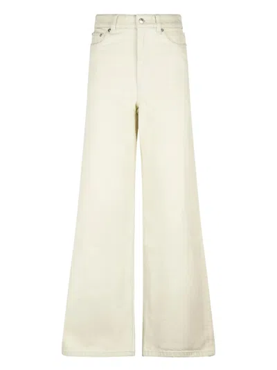 Apc A.p.c. Jean Clyde Trousers In White
