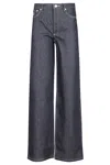Apc X Katie Holmes Wide-leg Jeans In Iai Indigo