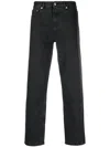 Apc A.p.c. Mens Martin Stonewashed Black Denim Jeans