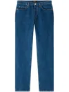 Apc Straight-leg Denim Pants In Blue