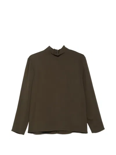 A.p.c. Jeanne Bluse Mit Rollkragen In Brown