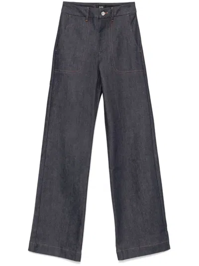 Apc A.p.c. Jeans In Gray