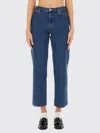 Apc Jeans A. P.c. Woman Color Blue In Blue
