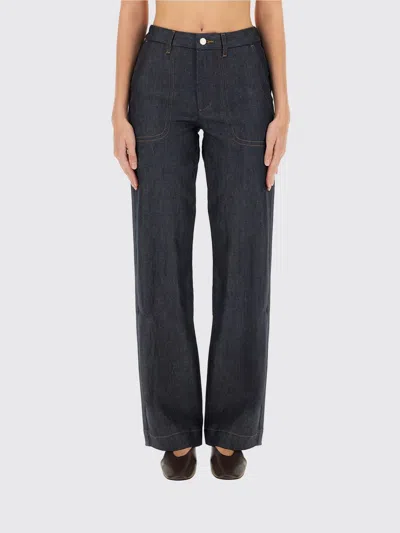 Apc Jeans A. P.c. Woman Color Blue In Black