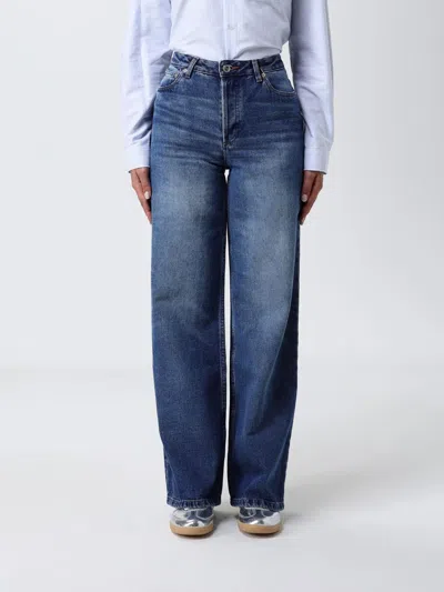 APC JEANS A. P.C. WOMAN COLOR INDIGO,H25129109
