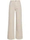 Apc High-rise Wide-leg Jeans In Bae Taupe