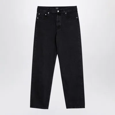 Apc Martin Belt Loops Five-pocket Trousers In Black