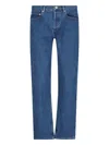 Apc Straight-leg Denim Pants In Blue