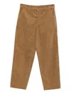 Apc A.p.c. Brown Corduroy Trousers In Brown