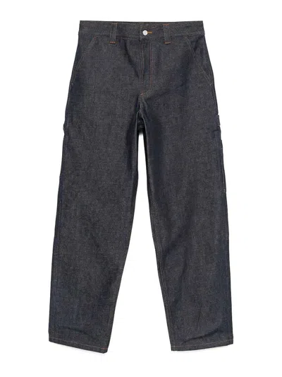 A.p.c. Dark Blue Denim Straight Leg Jeans
