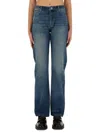 Apc A.p.c. Washed-effect Denim Jeans In Denim